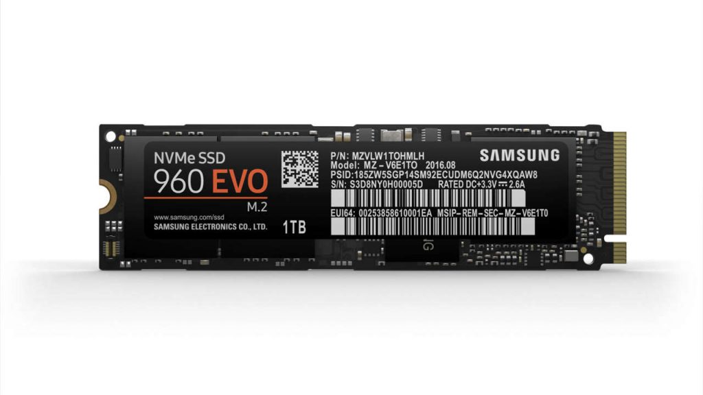Снимка на Samsung 960 EVO SSD