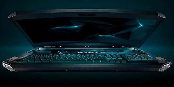 Фронтален изглед на Acer Predator 21x