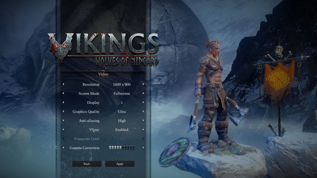 Vikings - wolves of midgard меню за персонажи