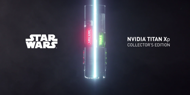 Заглавна картинка на статията "NVIDIA пуска колекционерска Titan Xp Star Wars версия"