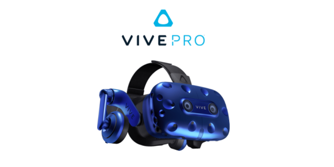 картина на HTC Vive Pro за виртуална реалност