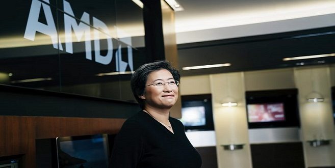 AMD с рекордни приходи Lisa Su на снимката