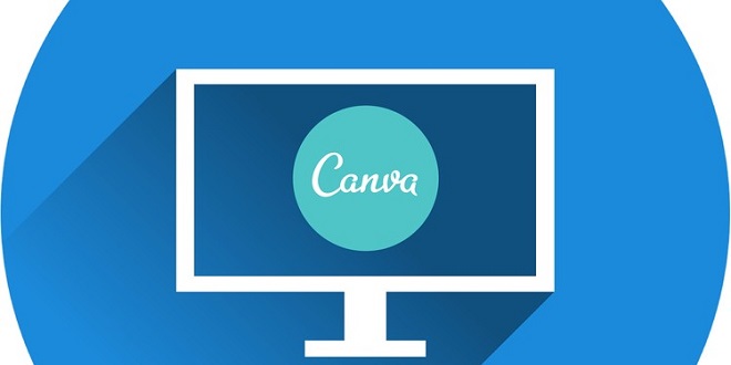 Снимката изобразява логото на Canva.