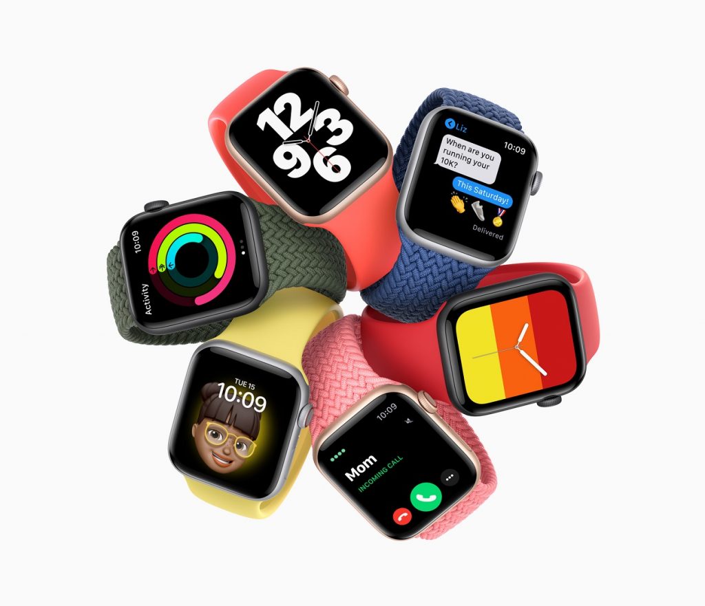 Представяне на Apple Watch SE.