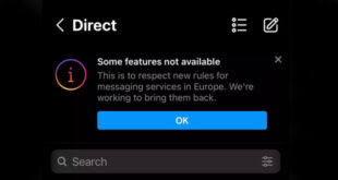 Някои функции на Messenger и Instagram в Европа не работят