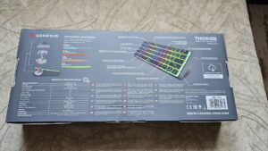 Genesis Thor 660 RGB разопаковане изглед кутия отзад