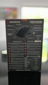 Genesis Zircon 500 кутия задна страна и характеристики