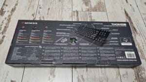 Genesis Thor 230 TKL Outemu Brown - поглед кутия отзад