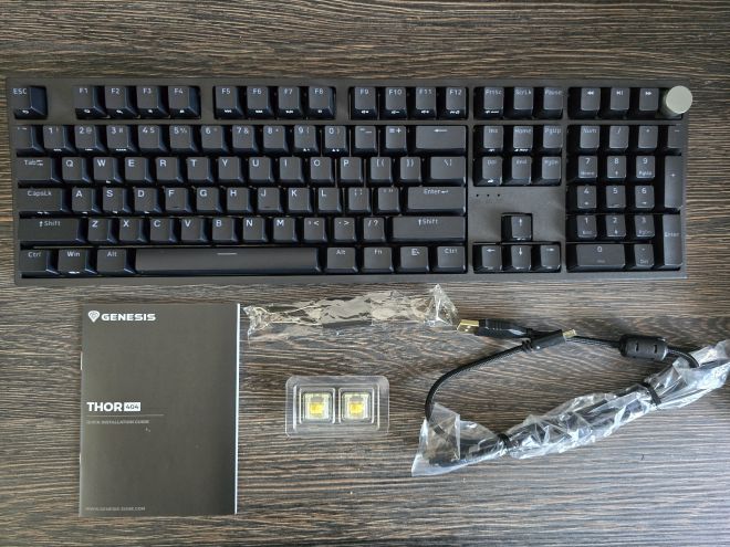 Genesis Thor 404 TKL Black Gateron Yellow Pro